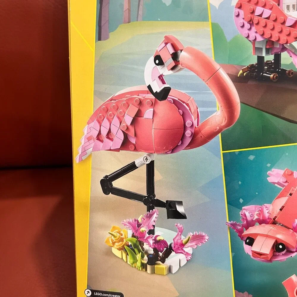 LEGO Creator #31170: 3 in 1 Animals Pink Flamingo Building Set (288 Pcs)